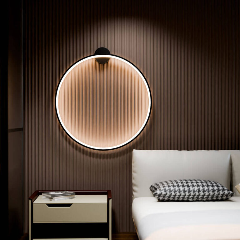 Home Deluxe Aplique LED RAYON negro - 60 c