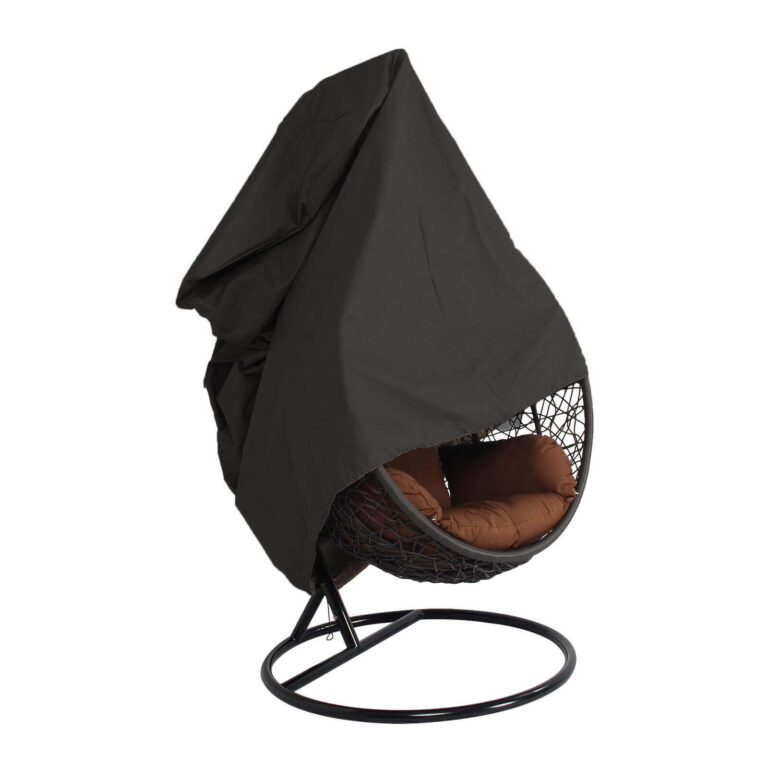 Home Deluxe Funda de lluvia para silla colgante CAPE CIELO - Negro