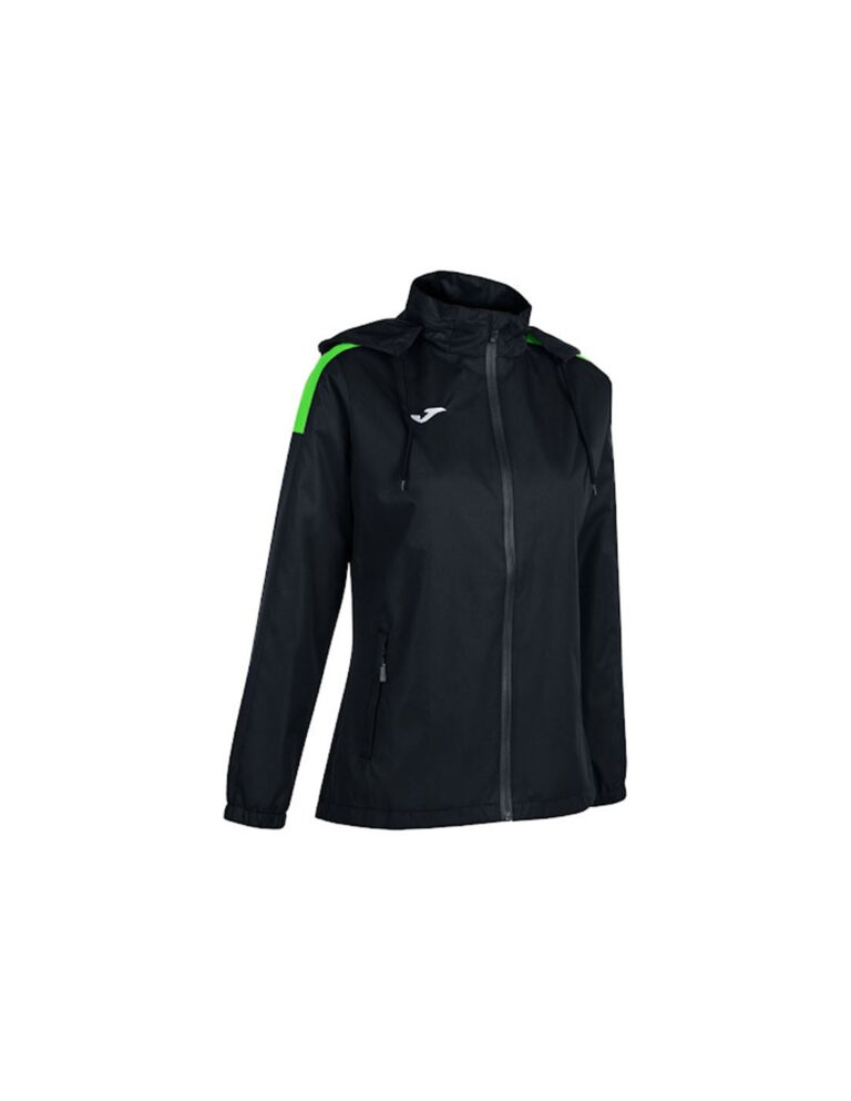 Joma Chubasquero Joma Trivor Mujer Negro Verde Fluor