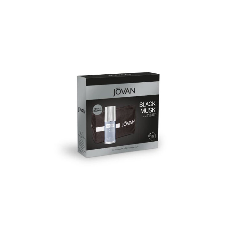 Jovan Man Black Musk Neceser + Eau de Cologne 88 ml - Jovan