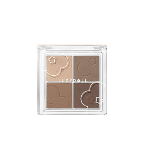Judydoll - 4 Shades Eyeshadow - 4.8g - #40 Oat Cerela
