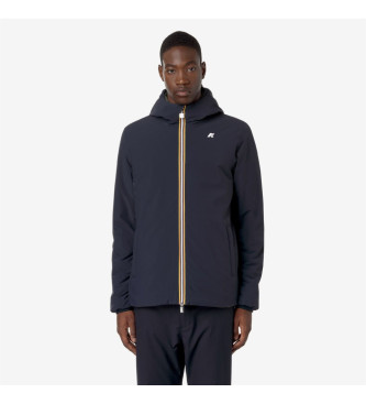 K-way para hombre. K6128VW Chaqueta reversible Jack marino, verde (S), Casual, Poliéster