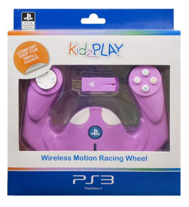 KidzPlay Mando Infantil Racing Motion Oficial L.Sony - Rosa