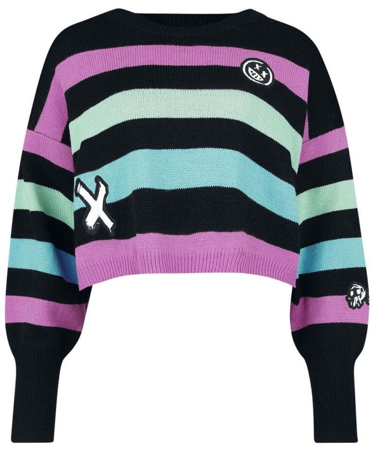 League Of Legends Jersey de punto gaming de League Of Legends - Arcane - Jinx - S XXL - para Mujer - multicolor