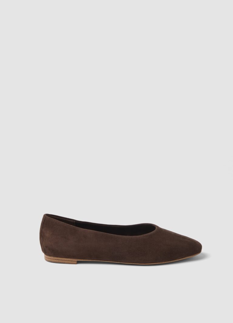 Les COPAINS Bailarinas De Piel Genuina Marrón Sin Forro, Mujer, Marrón oscuro, Talla: 37