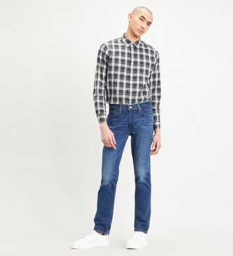 Levi's para hombre. 04511-1163 Jeans 511 Slim Dark Indigo azul (30/30), Negro, Casual, Algodón, Sostenible, Marino