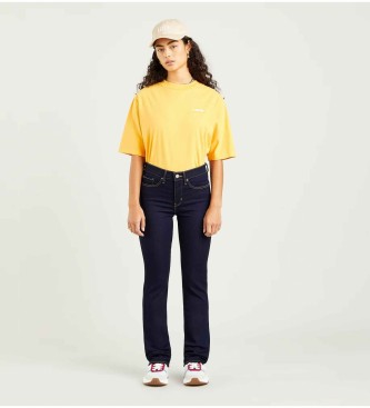 Levi's para mujer. 19631-0001 Jean Recto Moldeador 314 marino (26/32), Casual, Algodón, Deni