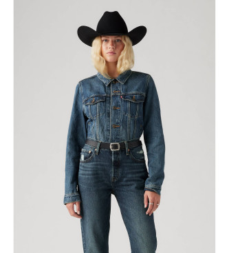 Levi's para mujer. 29945-0063 Chaqueta Original Soft As Butte azul (S ), Casual, Algodón, Sostenible