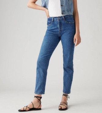 Levi's para mujer. 36200-0225 Jeans 501 azul marino (30/28), Casual, Algodón, Denim, Elastano, Sostenible