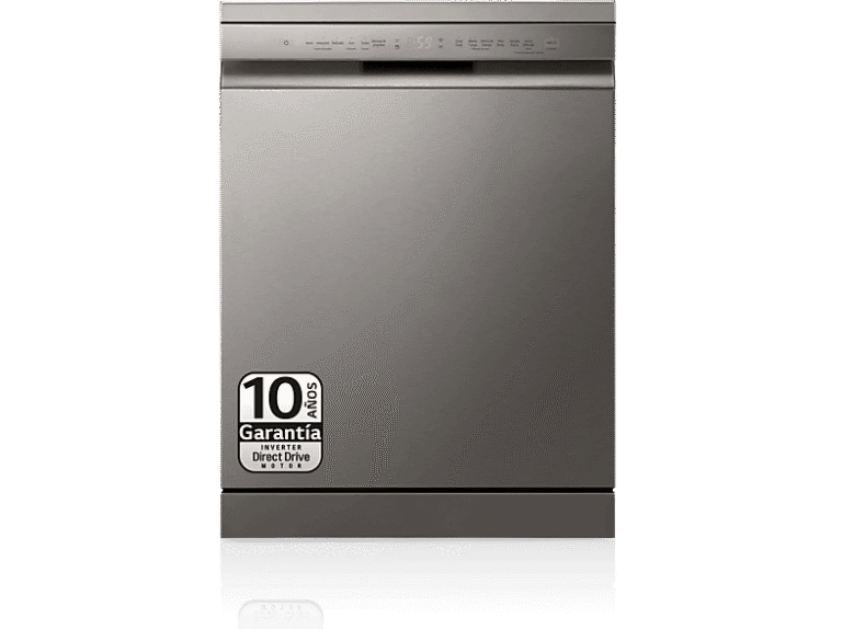 LG REACONDICIONADO Seminuevo Funcional Lavavajillas - LG DF355FP, 14 servicios, 9 programas, 60 cm, LED táctil, Tercera bandeja, QuadWash™, Inox