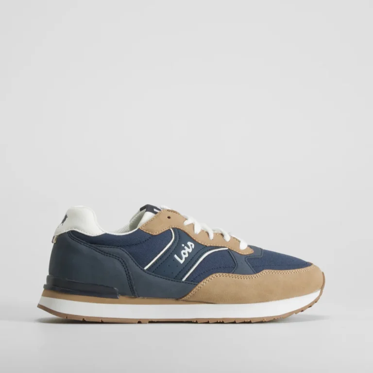 Lois Deportiva jogger azul y marrón LOIS - Talla: 40