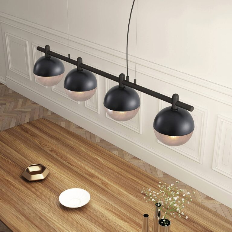 Lucande Dustian lámpara colgante, 4 luce