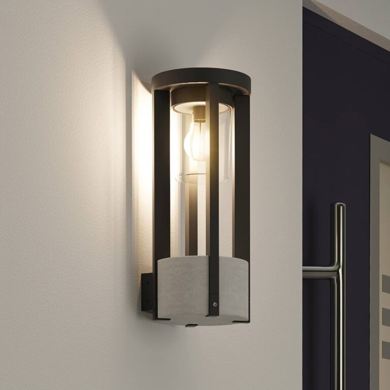 Lucande Overa aplique para exterior, E27