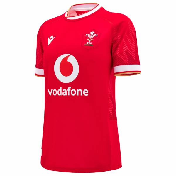 Macron Selección de rugby de Gales WRU macron Rugby 6 Naciones Mujer Camiseta de primera equipación 60004637