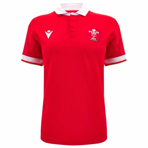 Macron Wales WRU macron Rugby Mujer Camiseta de primera equipación 60004638