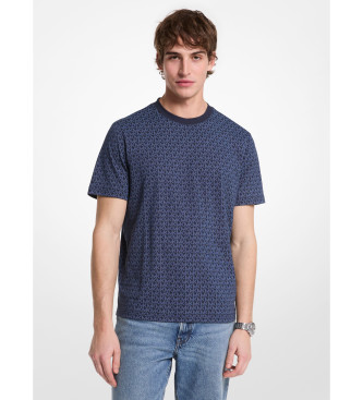 Michael Kors para hombre. Camiseta Logo azul (M), Casual, Algodón, Manga corta