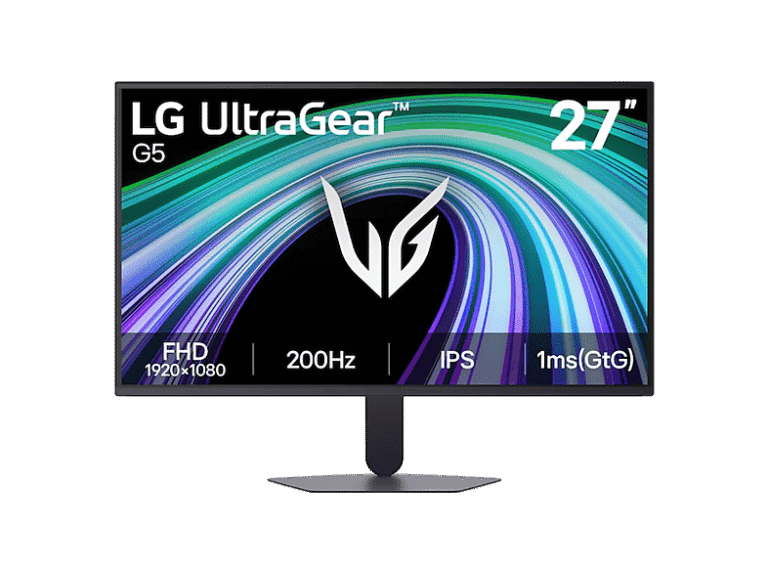 Monitor gaming - LG UltraGear™ G5 27G523B-B, 27" Full-HD, 200 Hz, 1 ms, IPS, Negro