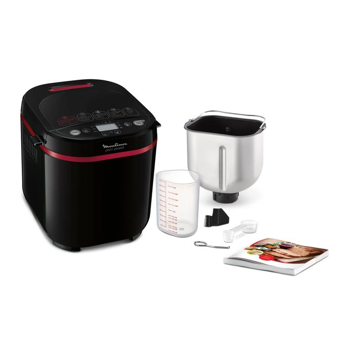 Moulinex Pain & Plaisir, Panificadora, 1 kg, 17 programas, Pan casero, Panificadora para Celíacos