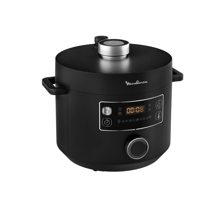 Moulinex Turbo Cuisine , Olla Programable, 5 L, 10 Programas, Negra