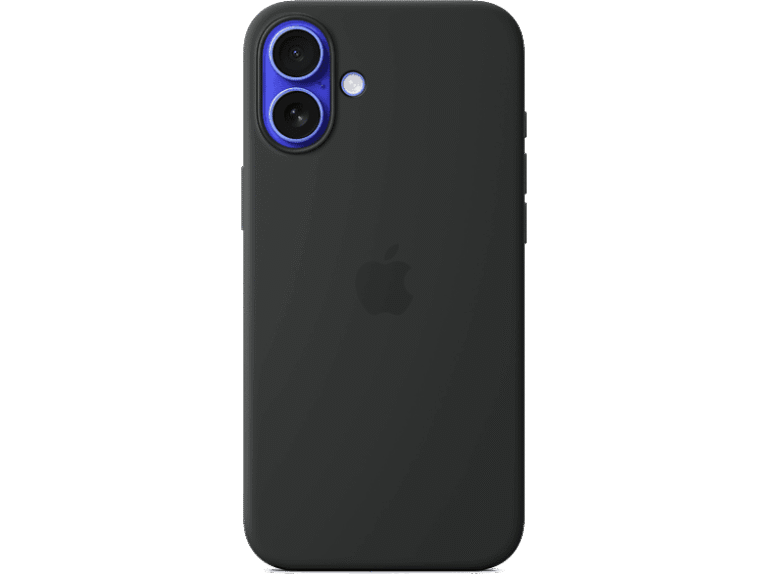 Móvil APPLE Funda de silicona con MagSafe para iPhone 16 Plus, Negro
