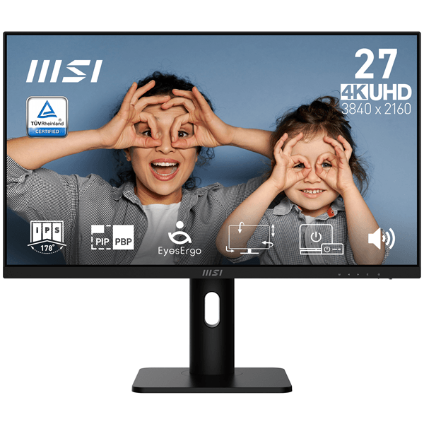Msi MONITOR MSI PRO MP273UP E6 27" IPS 3840 x 2160 HDMI Altavoce