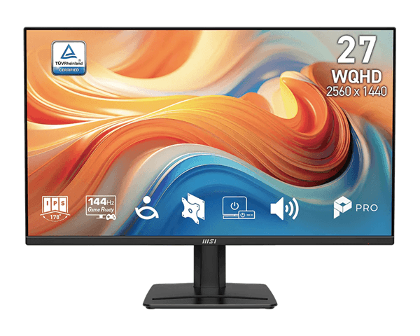 Msi Monitor Pro MP275Q E14. 27" Ips Flat. 2560X1440 . 144Hz. Negro