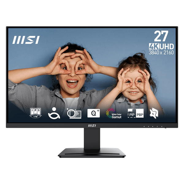 Msi PRO MP273U Pro 27" IPS 4K Ultra HD HDMI Altavoce