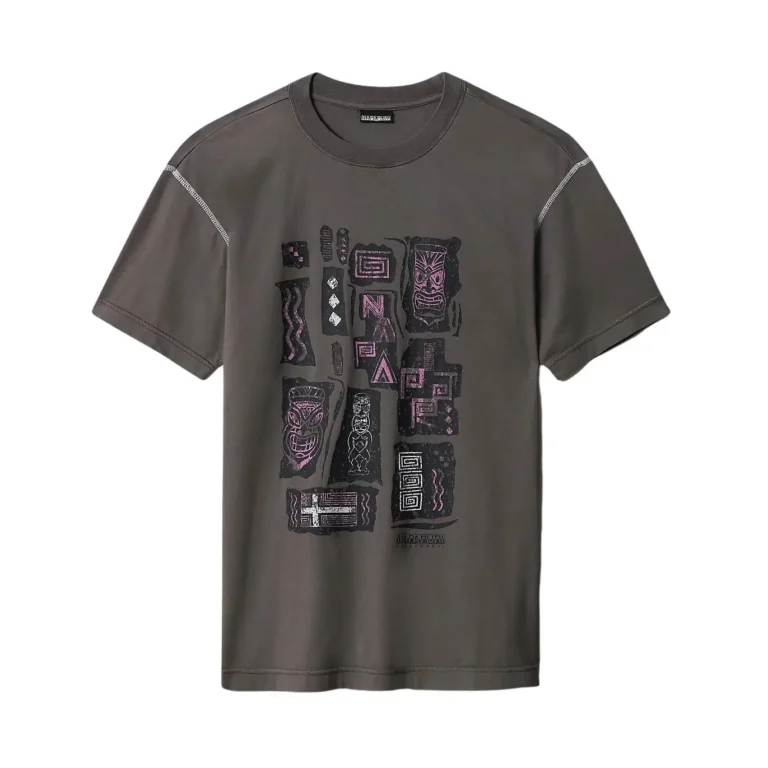 Napapijri Camiseta Napapijri Kee Grey Gargoyle