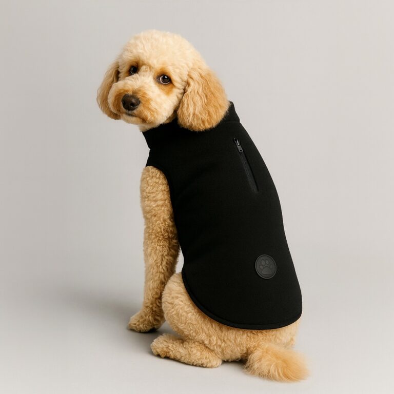 Nayeco Abrigo Fleece Jacket Negro para perro