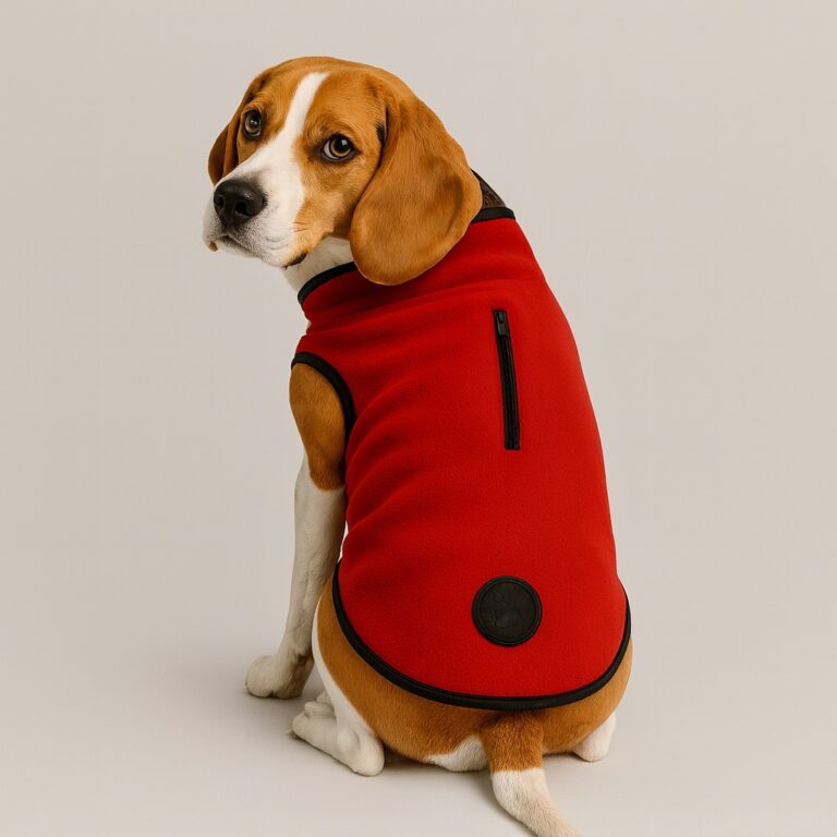 Nayeco Abrigo Fleece Jacket Rojo para perro