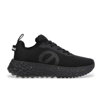 NO NAME para mujer. LNVDMS0 Zapatillas de piel Carter Fly negro (37), Plano, Cordones, Casua