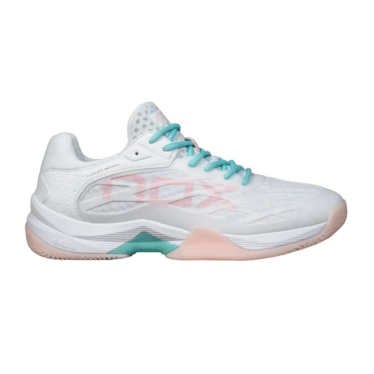 Nox AT10 LUX Blanco/Turquesa 2024 (Zapatillas)