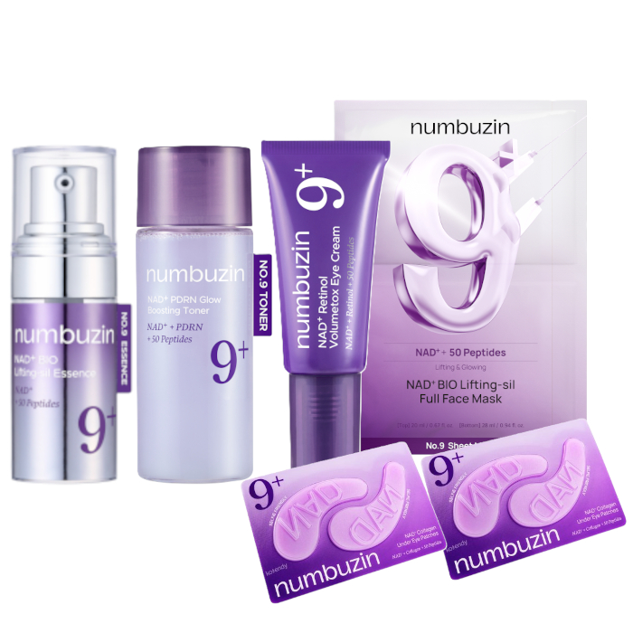 numbuzin No.9 NAD+ Skincare Vault Mini Kit (6 Items)