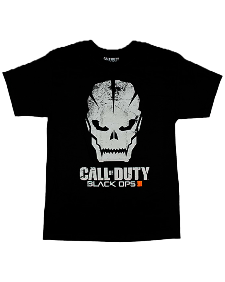 Numskull Camiseta Negra Calavera Call of Duty Black Ops 3 Talla