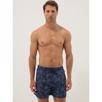 Ovs Bóxer De Baño Azul Con Estampado De Estrellas De Mar, Hombre, Azul, Talla: