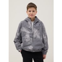 Ovs KIDS, Chaqueta De Lluvia Mezcla De Gris Regular Fit Con Capucha Para Niño, Niño, Blanco/gris, Talla: 10-11