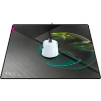 Pack: Raton Gaming Roccat Burst Core Mouse Blanco + Alfombrilla Gaming Sense Icon