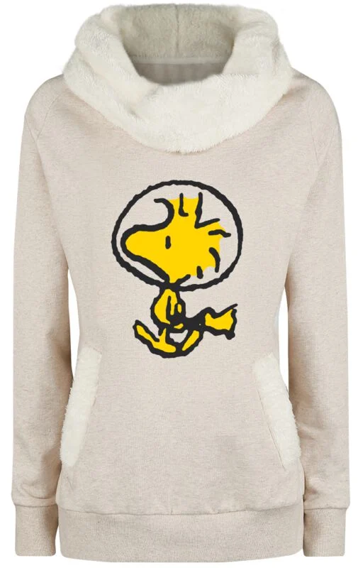 Peanuts Sudadera de Peanuts - Woodstock - S XXL - para Mujer - Beige
