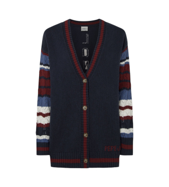 Pepe Jeans para mujer. Cárdigan Harper marino (M), Casual, Algodón, Sostenible