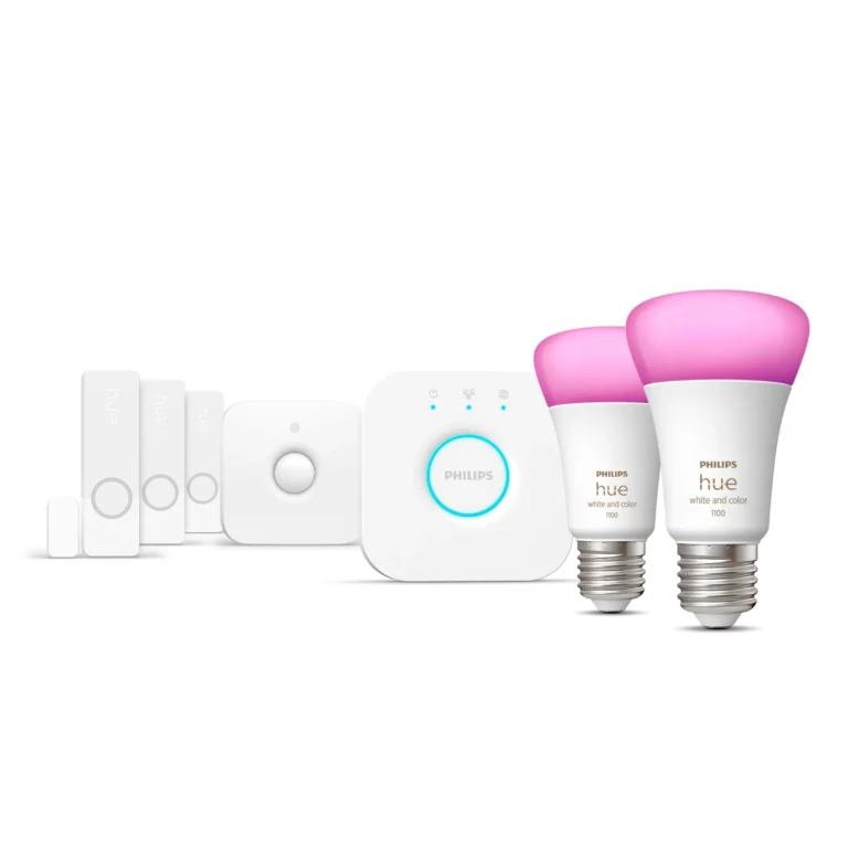 Philips Hue Hue Kit De Inicio Secure Con Sensores De Contacto