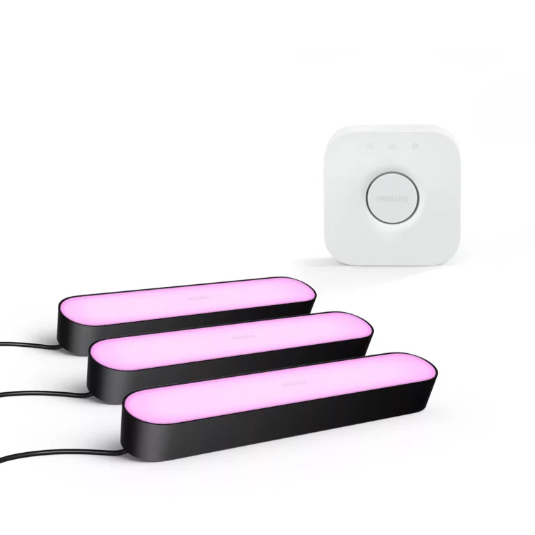 Philips Hue Philips Pack: Barras Led Hue Play Negras (2 + 1 Extensión) + Hue Bridge