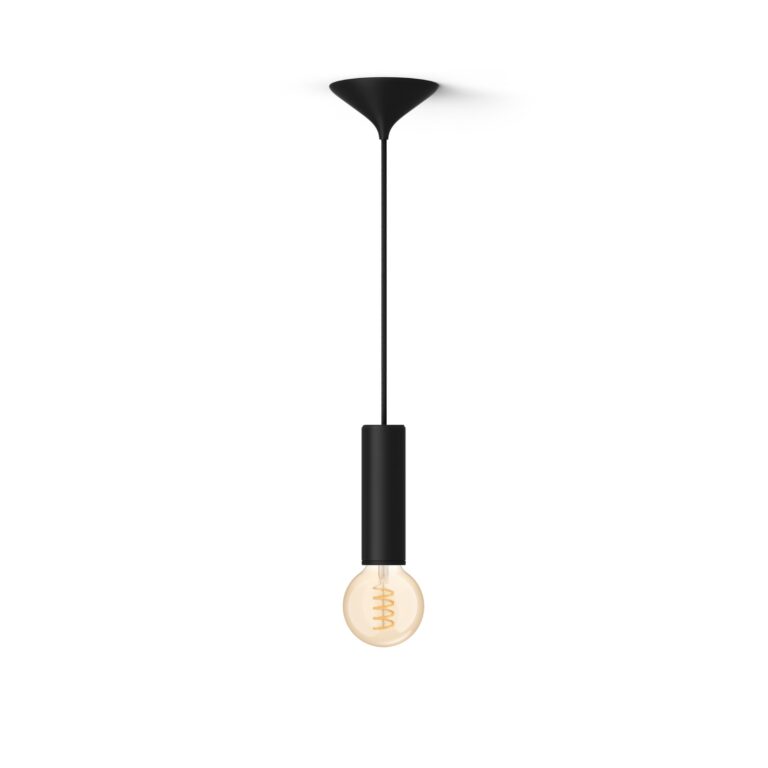 Philips Hue Philips Pack: Cable Negro Para Bombilla De Filamento (m) + Bombillas De Filamento G93 (globo), Color Blanco Cálido A Frío