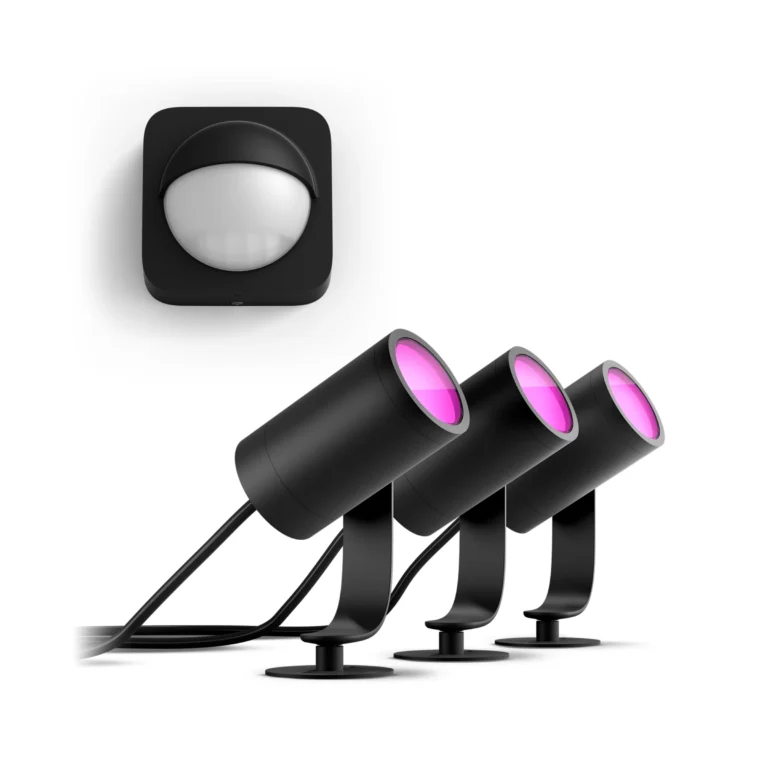 Philips Hue Philips Pack: Focos Inteligentes Hue Lily (3un) + Sensor De Exterior