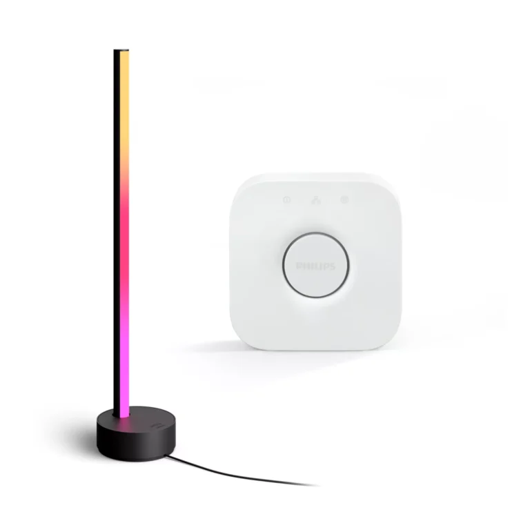 Philips Hue Philips Pack: Lampara De Mesa Hue Signe Gradient + Hue Bridge