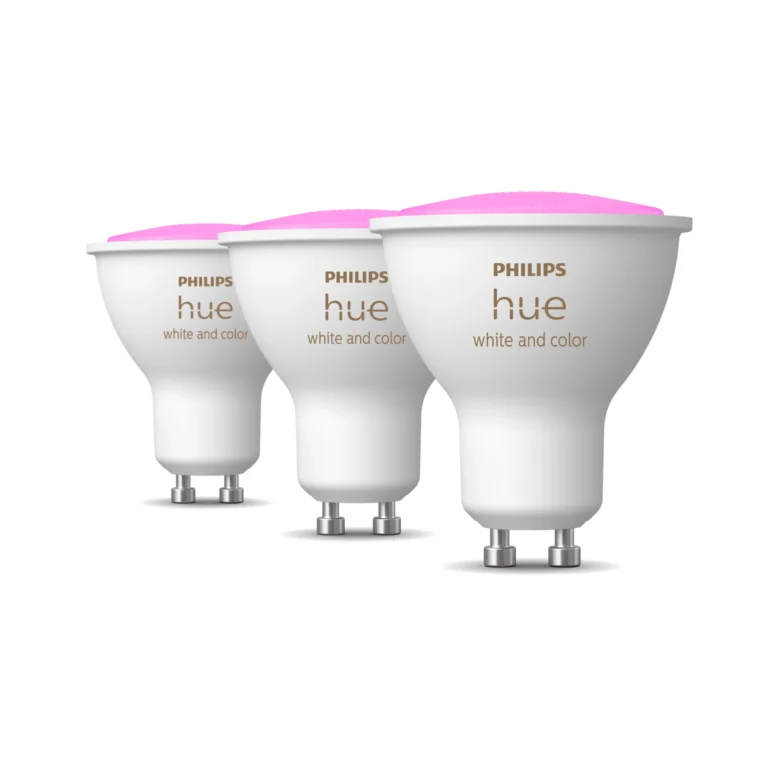 Philips Hue White & Color Ambiance Gu10 - Foco Inteligente - (paquete De 3)