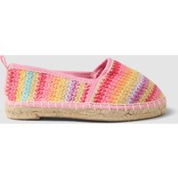 Piombo KIDS, Alpargatas Infantiles Multicolor Con Diseño Trenzado, Niña, Amarillo/Rosa, Talla: 31
