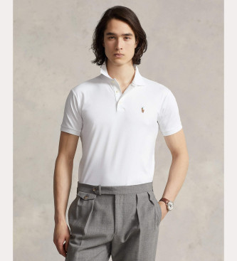 Polo Ralph Lauren para hombre. 710685514001 Polo de tacto suave blanco (XXL), Casual, Algodón, Manga corta