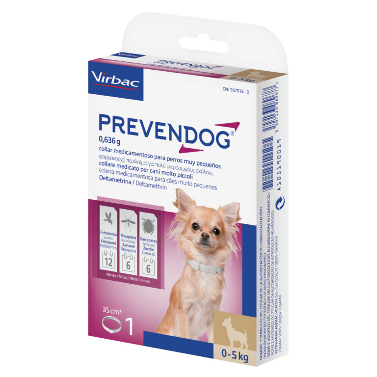 Prevendog collar antiparasitario para perros - 2 x 35 c