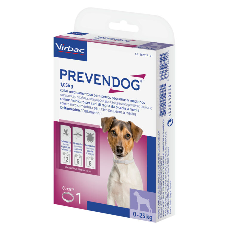 Prevendog collar antiparasitario para perros - 2 x 60 c