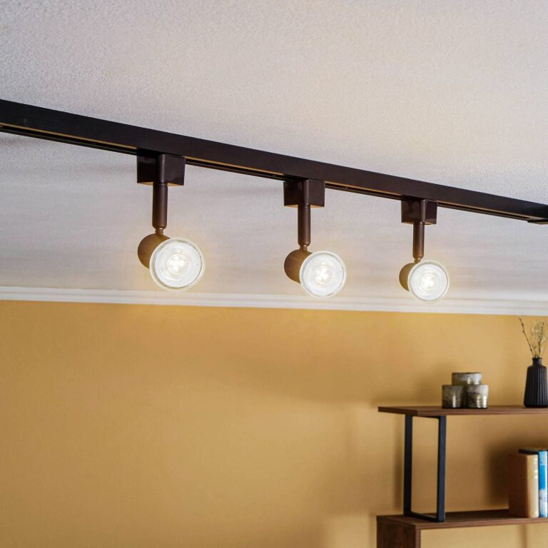 Prios Okko Sistema de riel monofásico 1 luz negro 3 luce